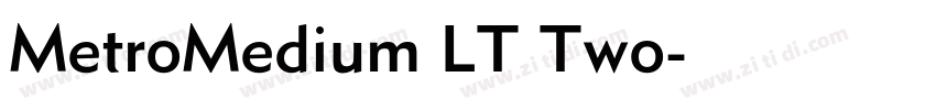 MetroMedium LT Two字体转换